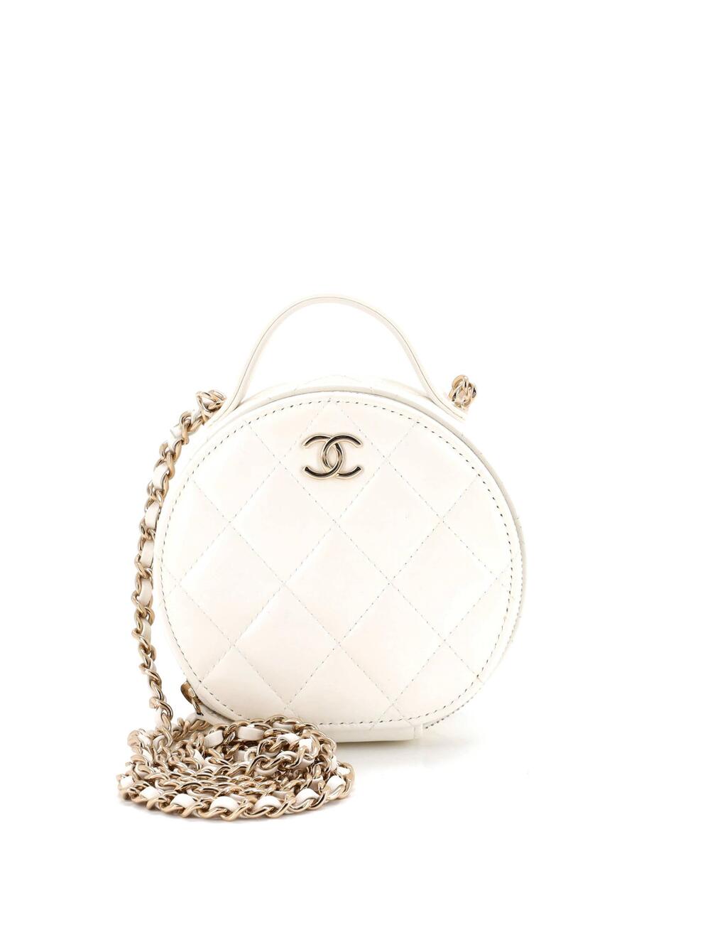 Chanel Handle With Care Round Vanity #234042C37B - Picture 1 of 7
